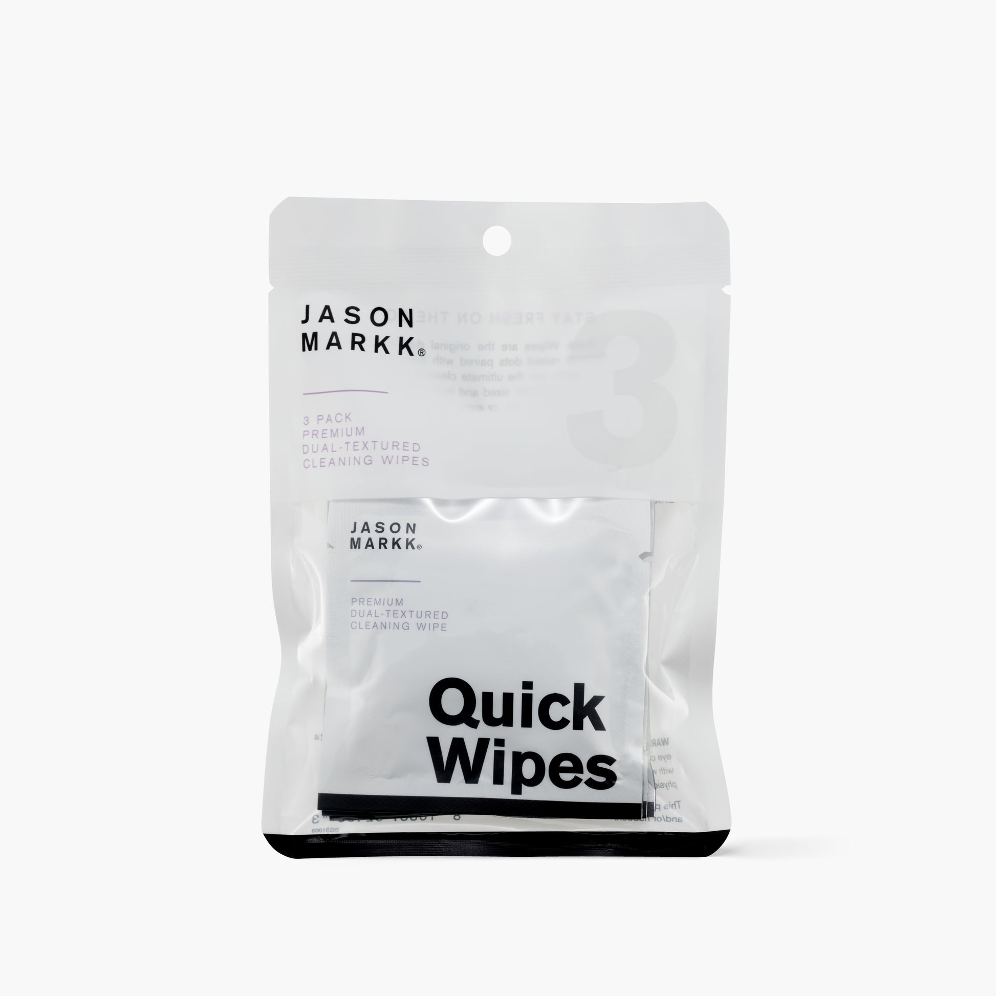Jason Markk Quick Wipes (3 Pack) - Front Packaging