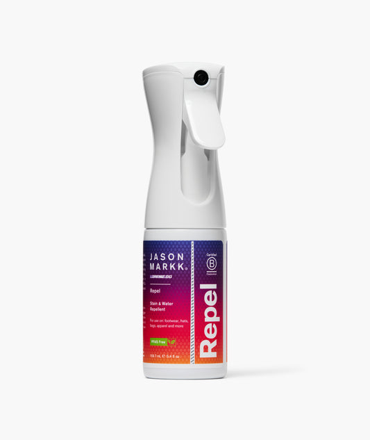 Photo showing the "Dusk" Repel Spray Jason Markk x LorenzOG.