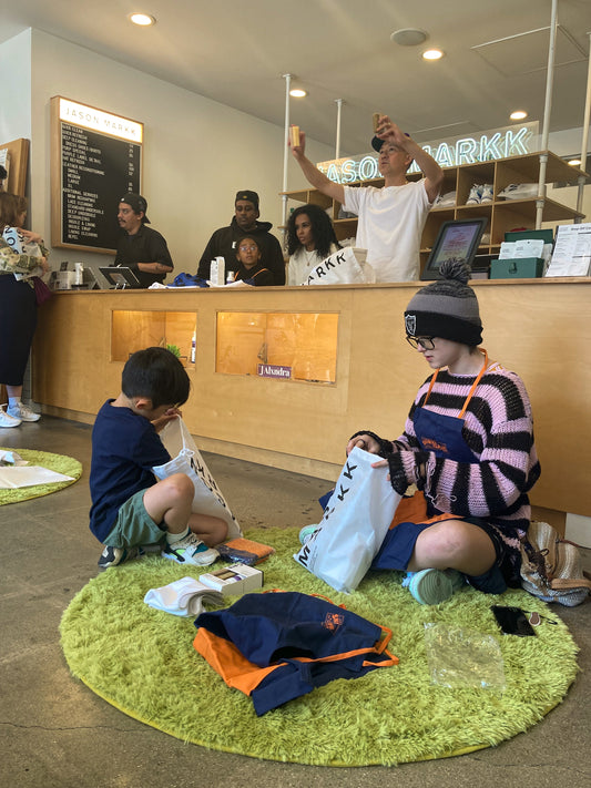 Jason Markk Kids Workshop at the LA Flagship Store