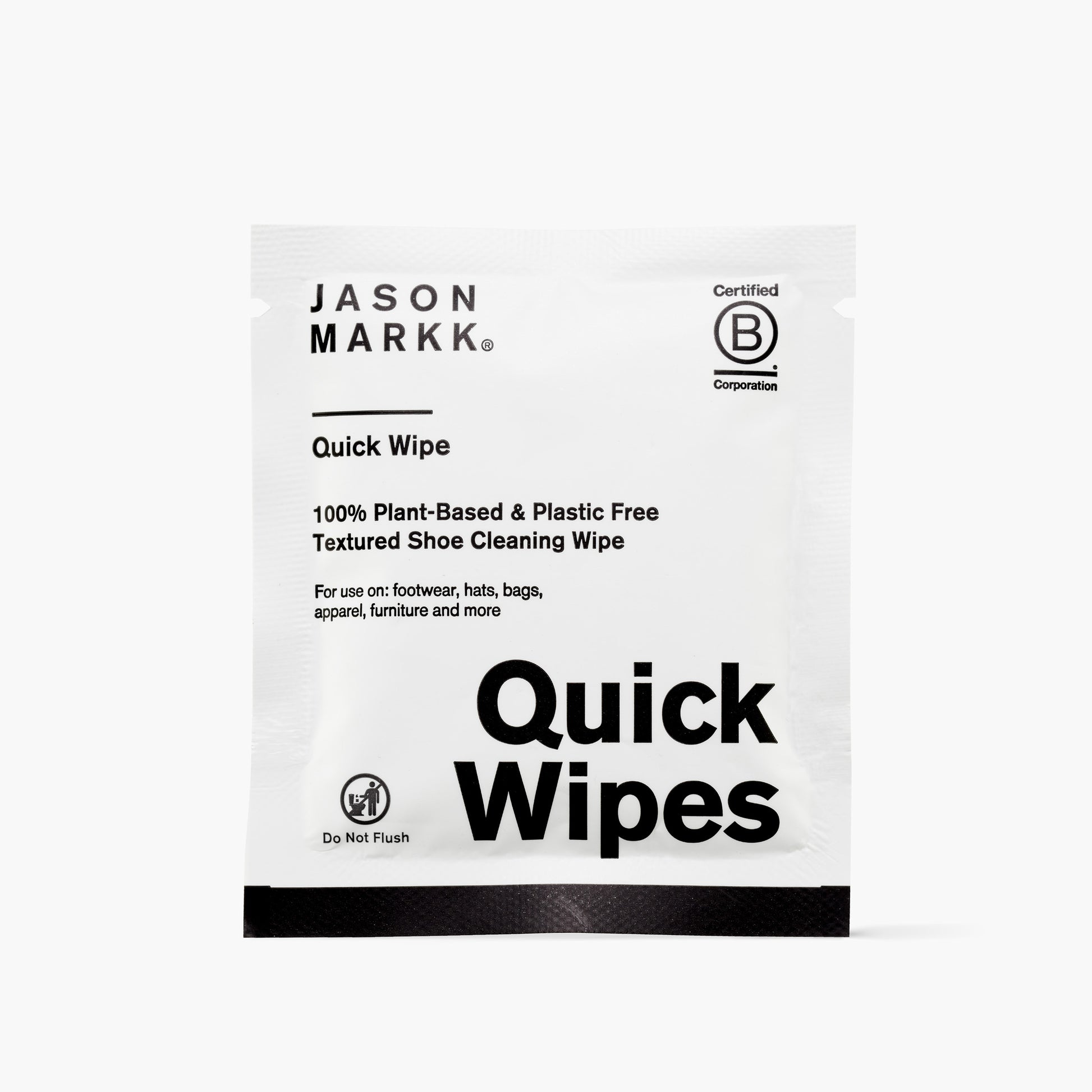 Jason Markk Quick Wipes (30 Pack) - Individual Wipe Out of Box Front