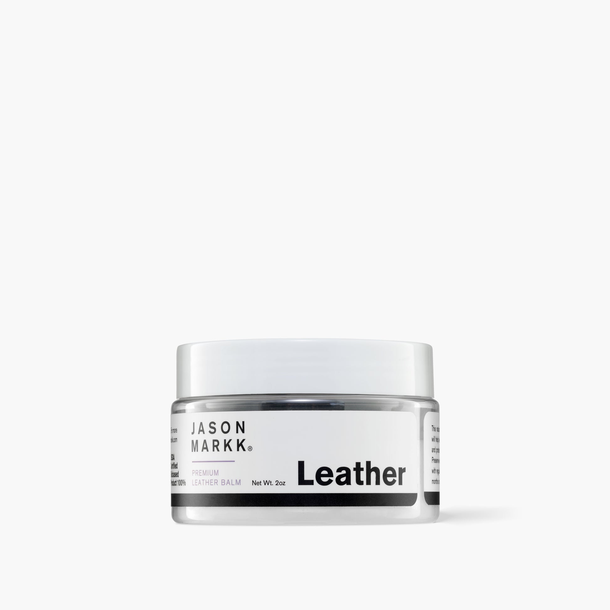 Jason Markk Premium Leather Balm- Front Labeling