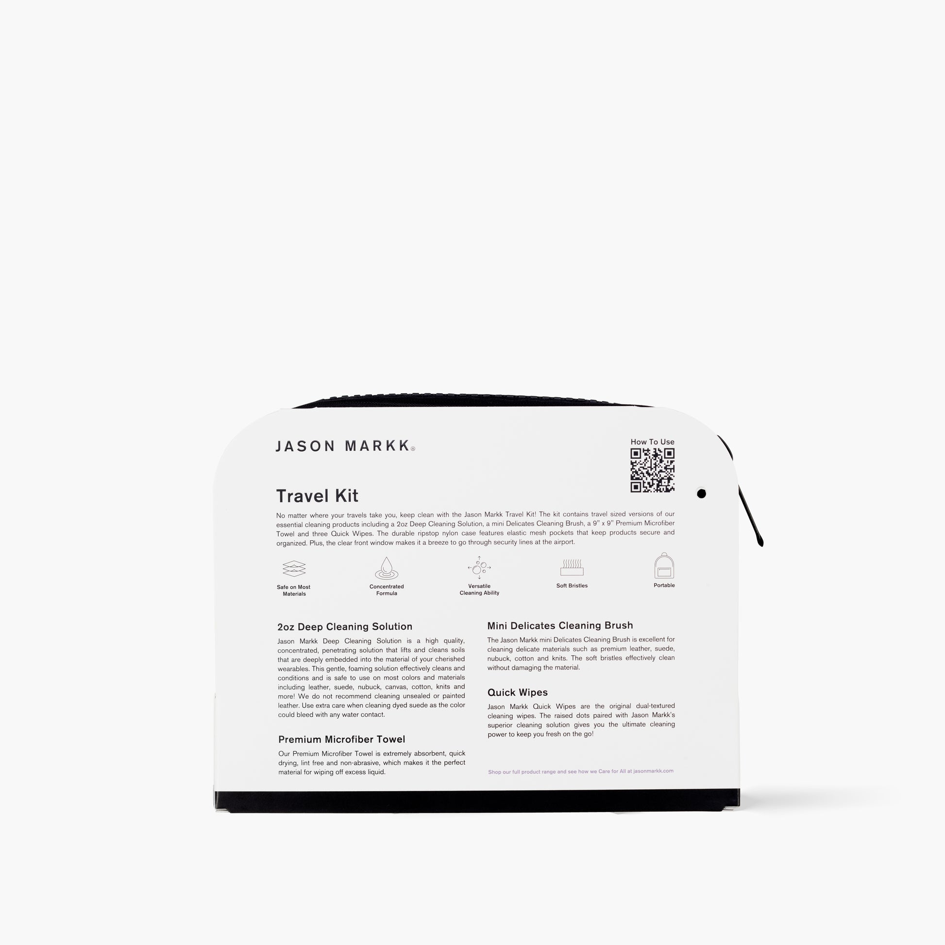 Jason Markk Travel Kit - Back Packaging