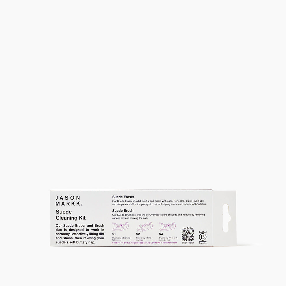 Jason Markk Premium Suede Cleaning Kit - Back Packaging 