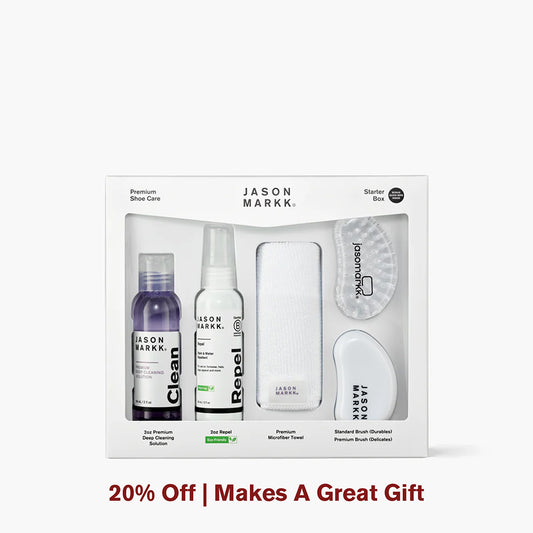 Jason Markk shoe care Starter Box on a white background