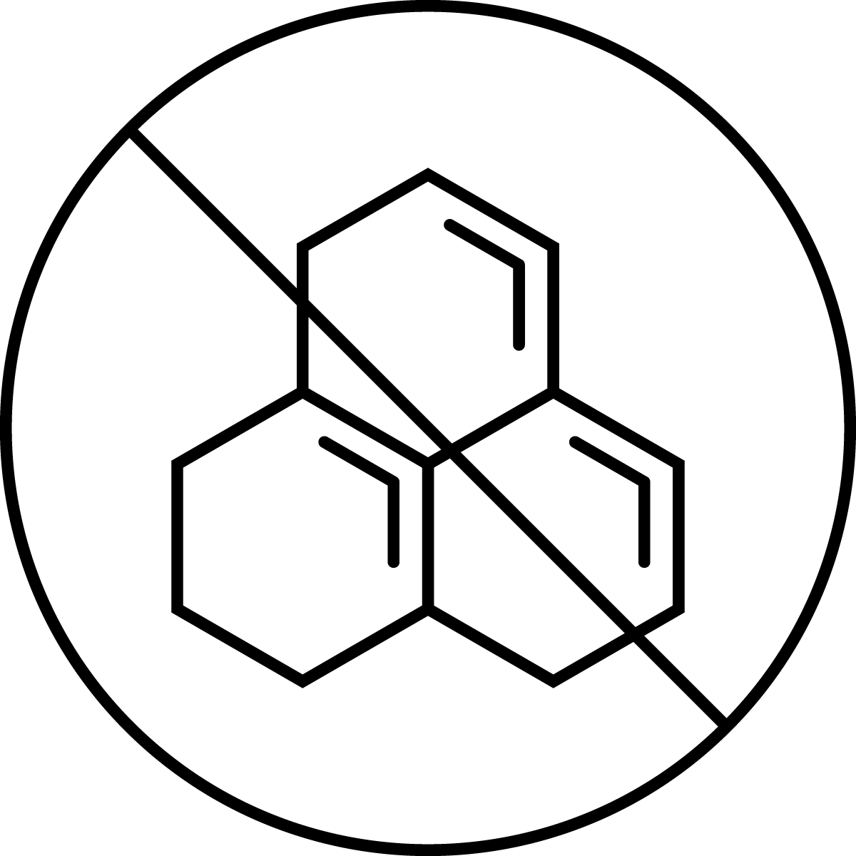 Icon showing that this product is Paraben and Phthalate free.