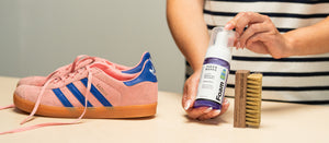 JASON MARKK QUICK CLEAN KIT WITH PINK ADIDAS GAZELLE 