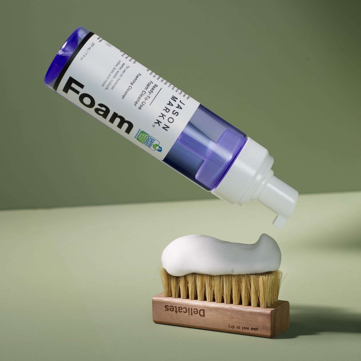 JASON MARKK READY TO USE FOAM CLEANER AND DELICATES BRUSH