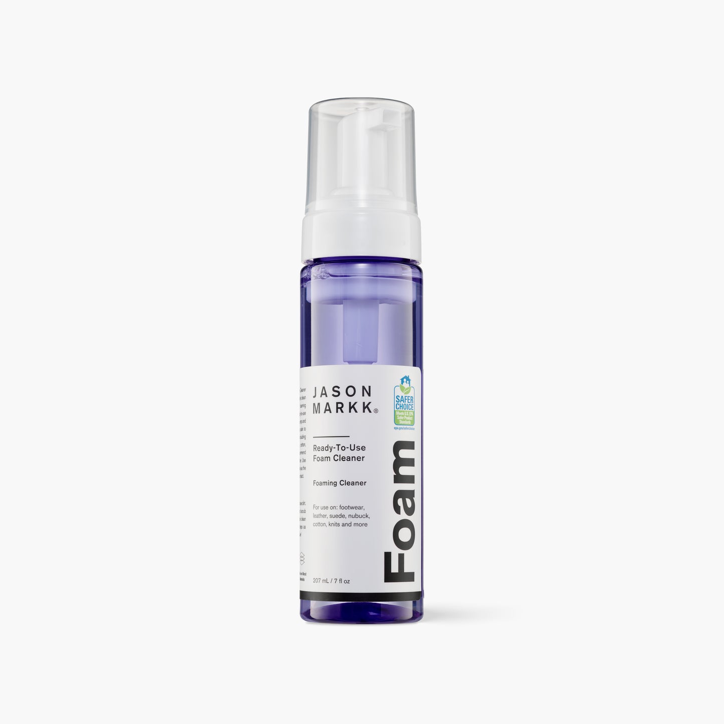 Jason Markk 7oz Ready-To-Use Foam Cleaner - Front Labeling