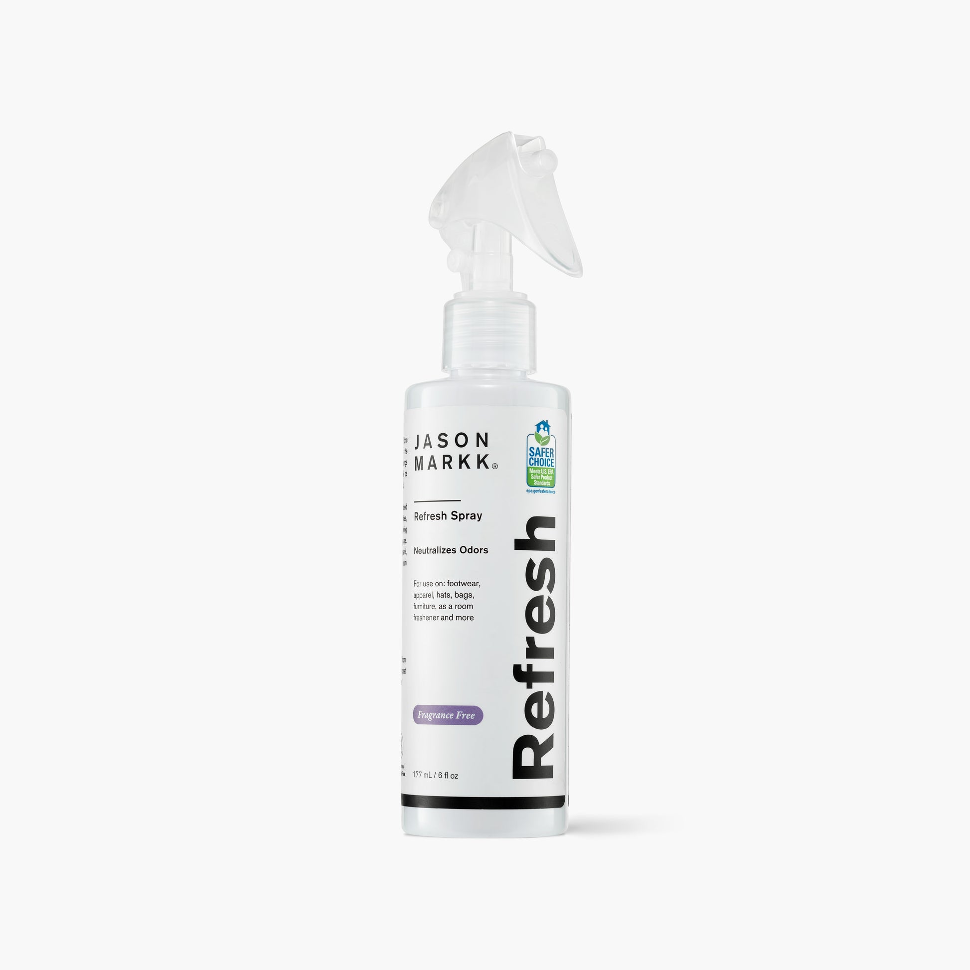 Jason Markk Refresh Spray Fragrance Free - Front of bottle