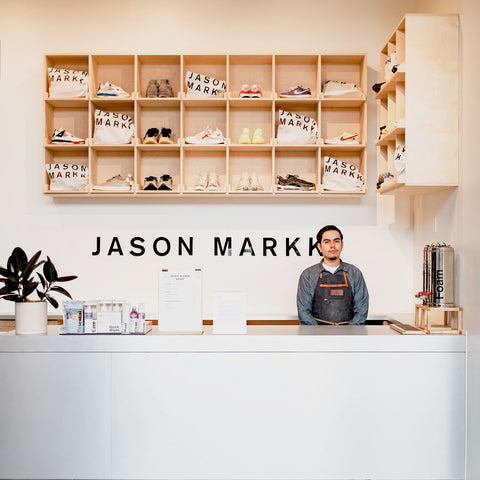 Jason Markk Premium Shoe Care Products and Drop-Off Cleaning service