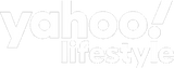 'Yahoo! Lifestyle' logo in white